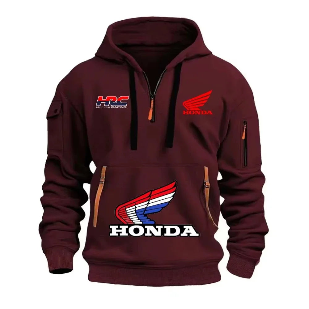 Wing Logo Men's Half-Zip Hoodie Spring/Autumn Men's Sportswear 2026 New Women's Sportswear Hoodie