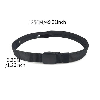 Travel Cash Anti Theft Belt Waist Bag Women Portable Hidden Money Strap Belt Wallet Waist Pack Men Secret Hiding Belt 125cm