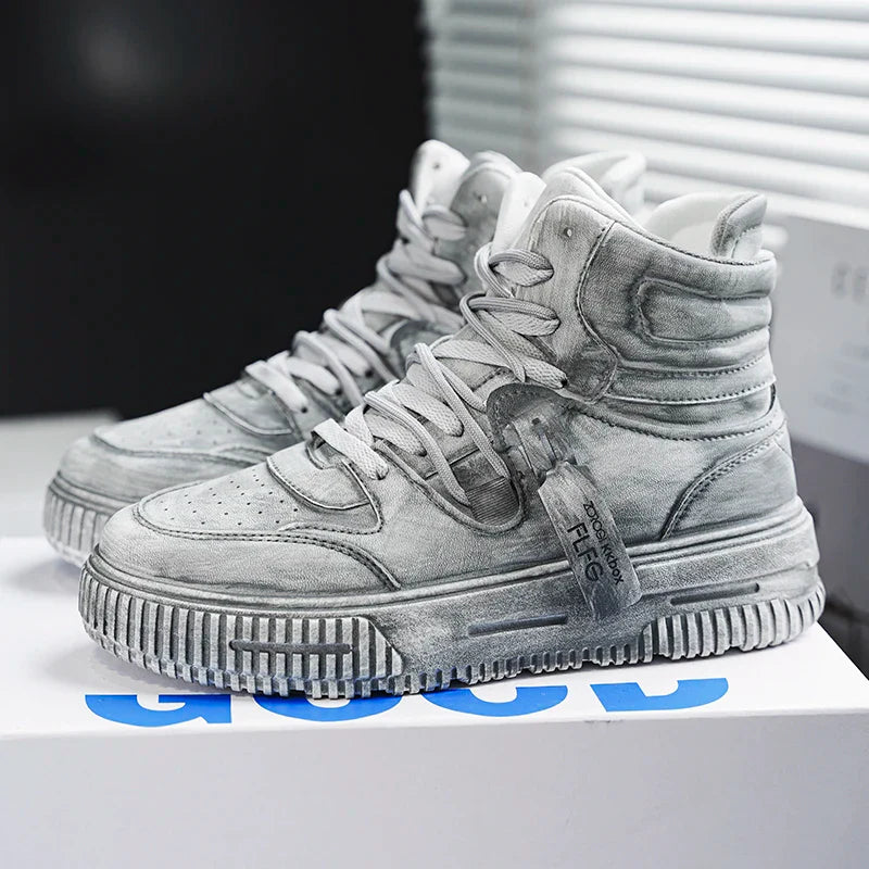 Retro Manga Men's Sneakers Soft Comfortable Non Slip Wear Resistant Sole Daily Casual Men's Shoes Preppy Versatile Holiday Gifts