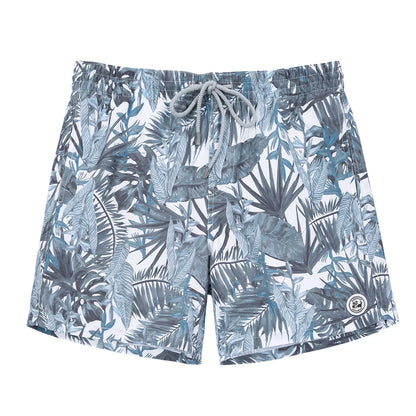 Beach Men's Swim Shorts Flower 3D Printed Surfing Board Shorts Quick Dry with Mesh Lining and Pockets Struck Shorts