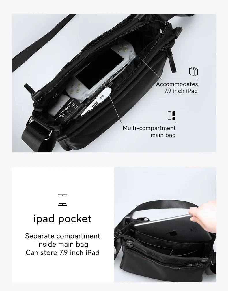 Travel Messenger Bag designer luxury bag for 7.9inch ipad and game console