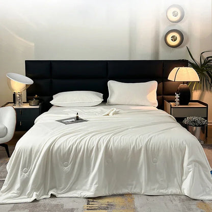 High Quality Cooling Blankets Smooth Air Condition Comforter Lightweight Summer Quilt with Double Side Cold  Cooling Fabric