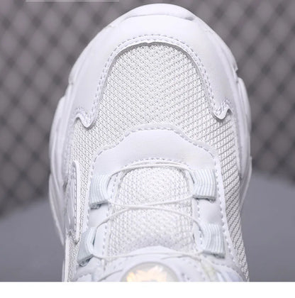 Children's Basketball  Sports Shoes Breathable Student White School Walking Shoes Anti-skid Boys Girls Casual Running Sneakers