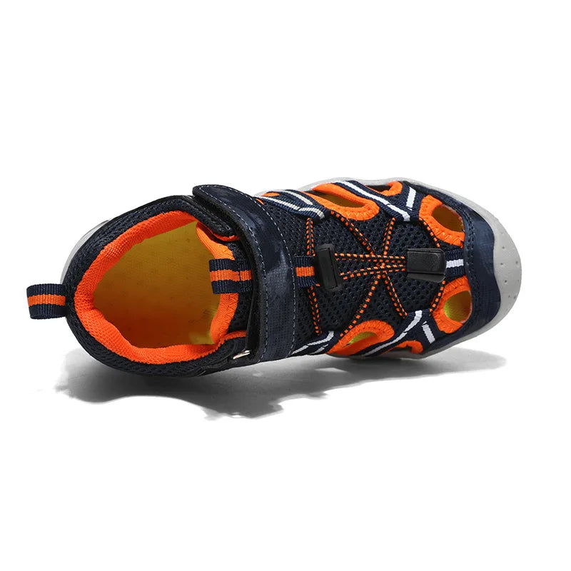 Summer Boys Sandals Outdoor Beach Children Shoes Sneaker Fashion Breathable Non-slip Kids Casual Sports Sandals Shoes for Boy