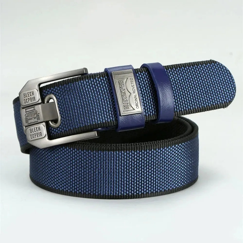 Retro Men's Women's Waistband Belt High Quality Pin Buckle Youth Overalls Outdoor Canvas Waistband Decorative Belt for Jeans