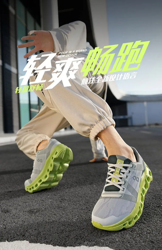 Sports Running Shoes Men Breathable Lightweight Sneakers Comfortable Athletic Nonskid Leisure Outdoor Sneakers for Men
