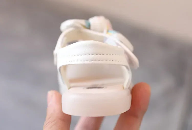 Summer Kids Sandals Cute Bow Baby Girl Shoes Soft Bottom First Walkers Princess Sandals
