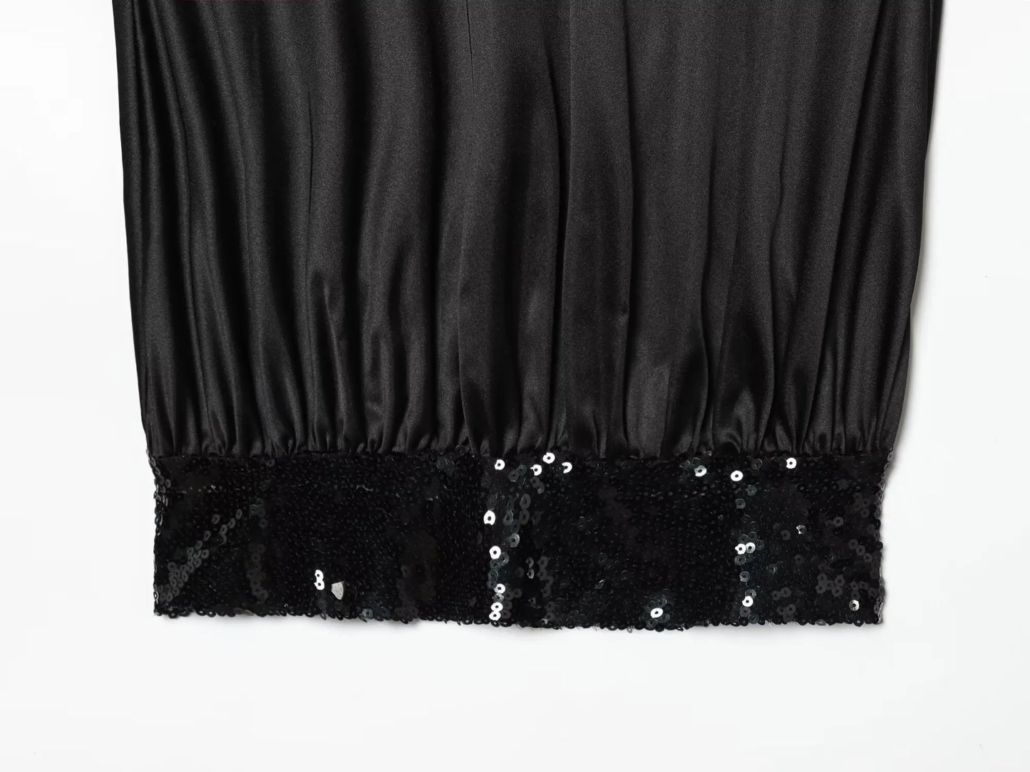 Chic Sequins Strapless Top For Women Holiday Party Tube Tops Chic Off Shoulder Fashion Solid Summer New Ladies Club Wear