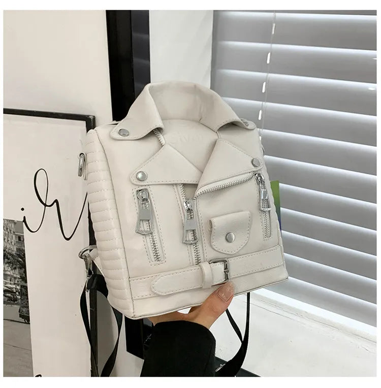 Hip hop Jacket Design Shoulder Bag Clothes Shape Women Handbag Fashion Brand  Lady Crossbody Bag Luxury Designer Travel Backpack