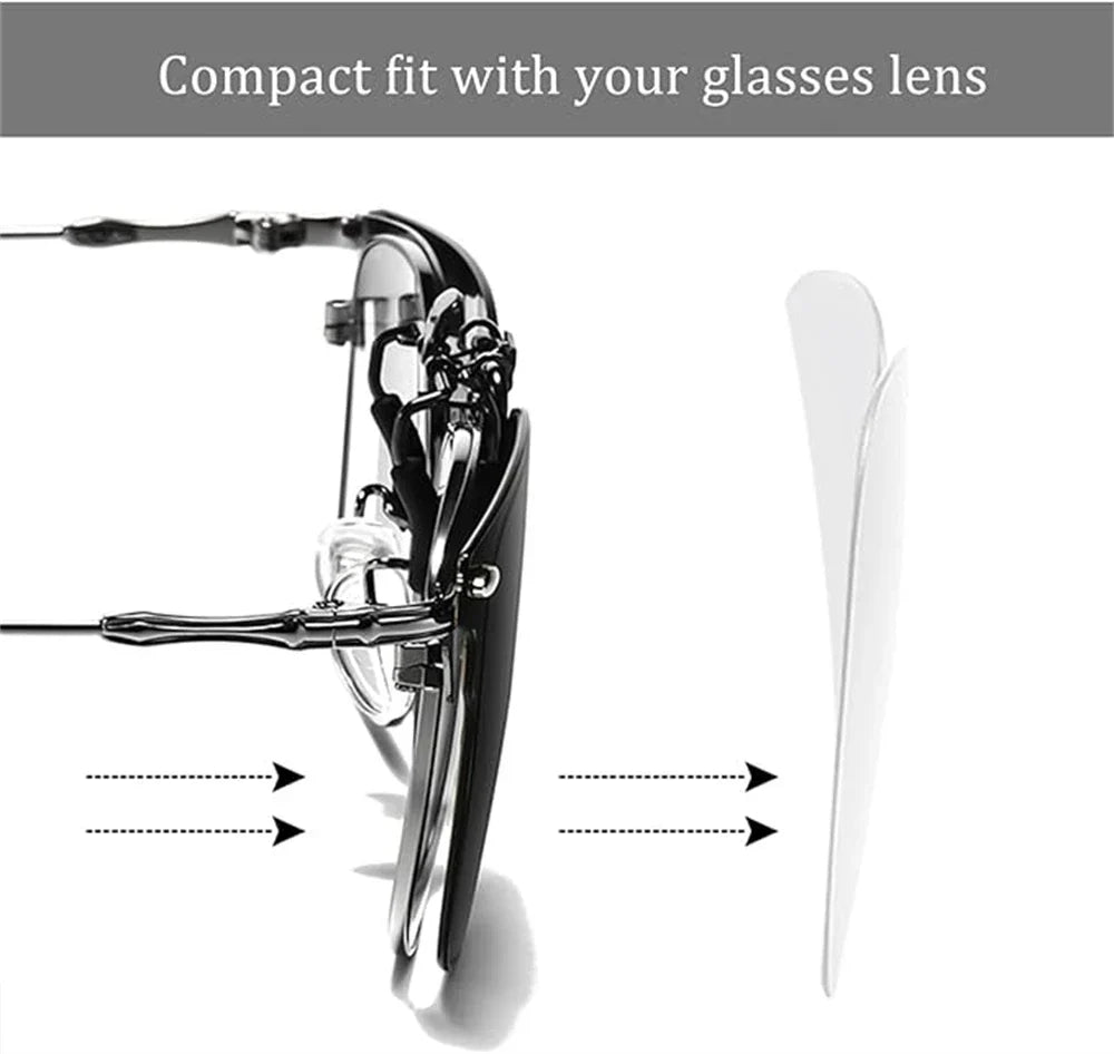 Flip Up Clip on Sunglasses Polarized Men Driving Women Fishing UV400 Night Vision Sun Glasses Clips Universal Goggles