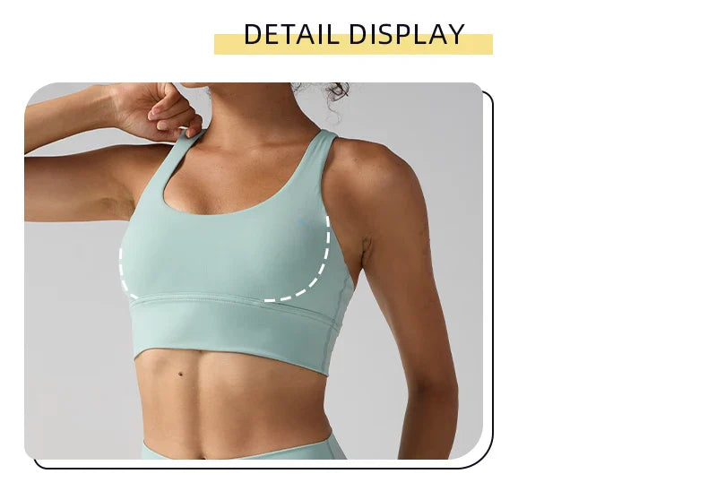 2 Pieces Solid Color Women Gym Yoga Set Cycling Short Legging Cross Sport Bra Tracksuit Suit Comprehensive Training Jog Athletic