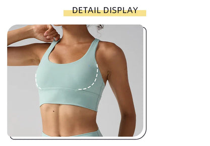 2 Pieces Solid Color Women Gym Yoga Set Cycling Short Legging Cross Sport Bra Tracksuit Suit Comprehensive Training Jog Athletic