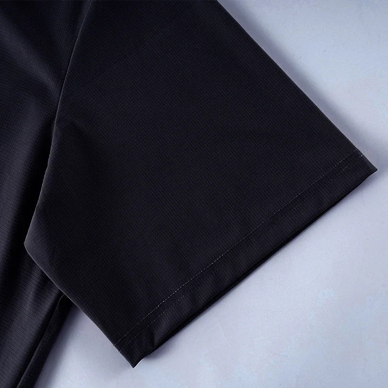 Polo Shirt Men Plus Size 4XL 5XL 6XL 7XL Short Sleeve Knitted Polo Shirts Loose Polos Oversized Tops Big Size Men Clothing T シャツ