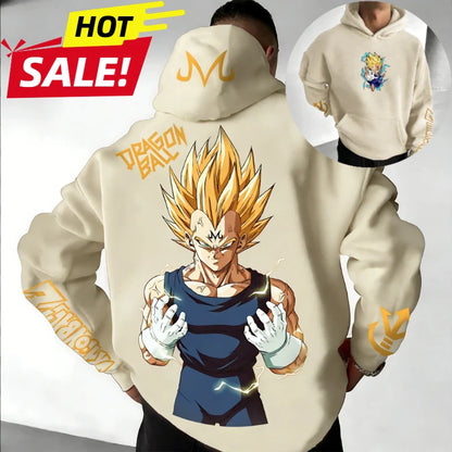 Oversized Hoodie High Quality 100% Cotton Print Unisex Retro Casual Sweatshirt