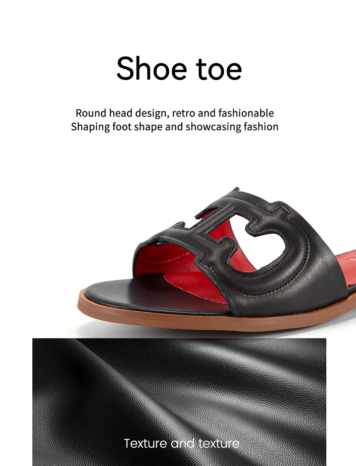 Women's Square Open Toe Heels Sandals Low Block Flat Sandals Slip Comfortable Casual Beach Shoes