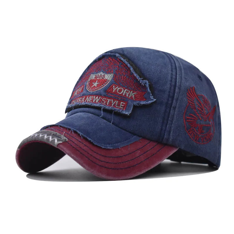 Baseball Cap Men's Fashion Embroidered Pentagram Letter Caps Men Casual Cotton Designer Hip Hop Hat Snapback