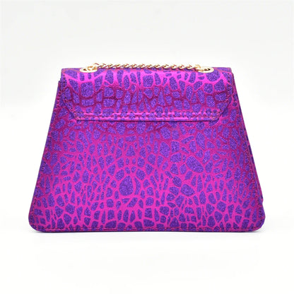Purple Shoe and Bag Set for Party in Women Italian Shoe and Bag 2026 High Quality Elegant Heeled Shoes for Women African Pumps