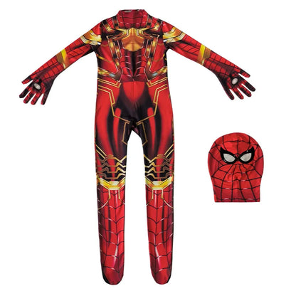 2025 New Spiderman Cosplay Fantasy Costumes Jumpsuit for Boys Girls Miles Morales Superhero Halloween Carnival Zentai Bodysuit
