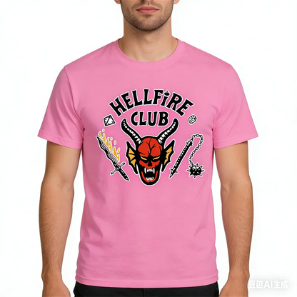 Hot Selling Fashion New Men's T-shirt 3D Wild Devil Style Printed Short Sleeve Tops Casual Men's and Women's Large Siz Clothing