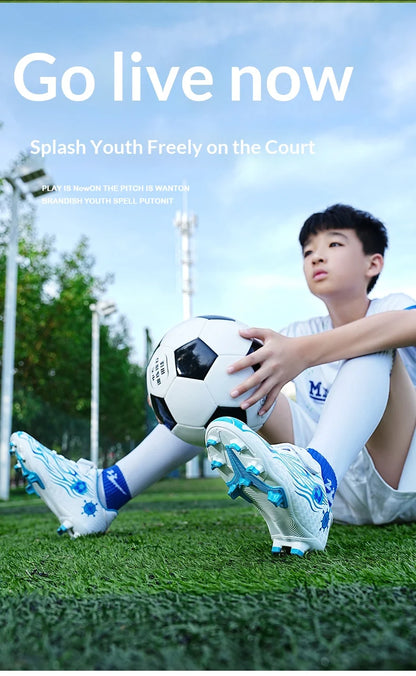 Baseball Cleats for Girls Boys Softball Shoes Kids Indoor Soccer Turf Shoes Futsal Athletic Cleats for Toddler/Little/Big Kid