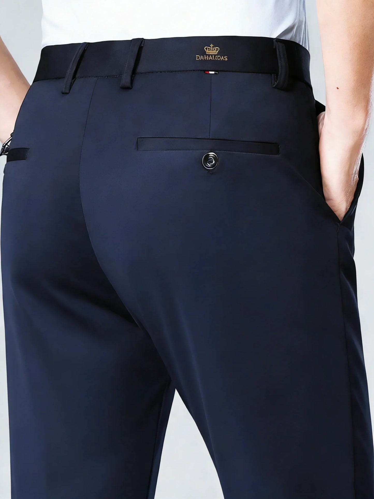 Men's Versatile Golf Pants Stretch Straight Fit Slacks Waterproof Trousers Lightweight Casual Pants for Outdoor Activities