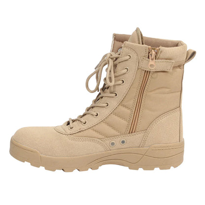 Desert Combat Boots Lace Up Outdoor Hiking Boots Breathable Hunting Training Boots Lightweight Non-Slip for Men