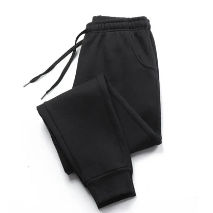 Men's Athletic Trainning Joggers Casual Loose Fit Sweatpants Spring Fall Fleece Lined Pants Elastic Waist Drawstring Trousers