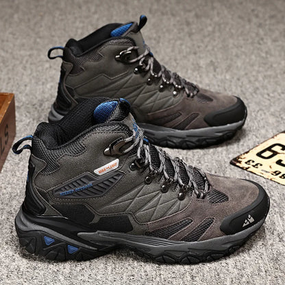Hiking Boot Men Outdoor Boots Suede High Top Trekking Sport Men Shoes Rainproof Tactical Combat Military Boots