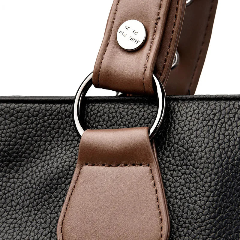 100% Cow Leather Handbag Women Genuine Leather Shoulder Bags Natural High Quality Cowhide Crossbody Large Capacity Messenger Bag