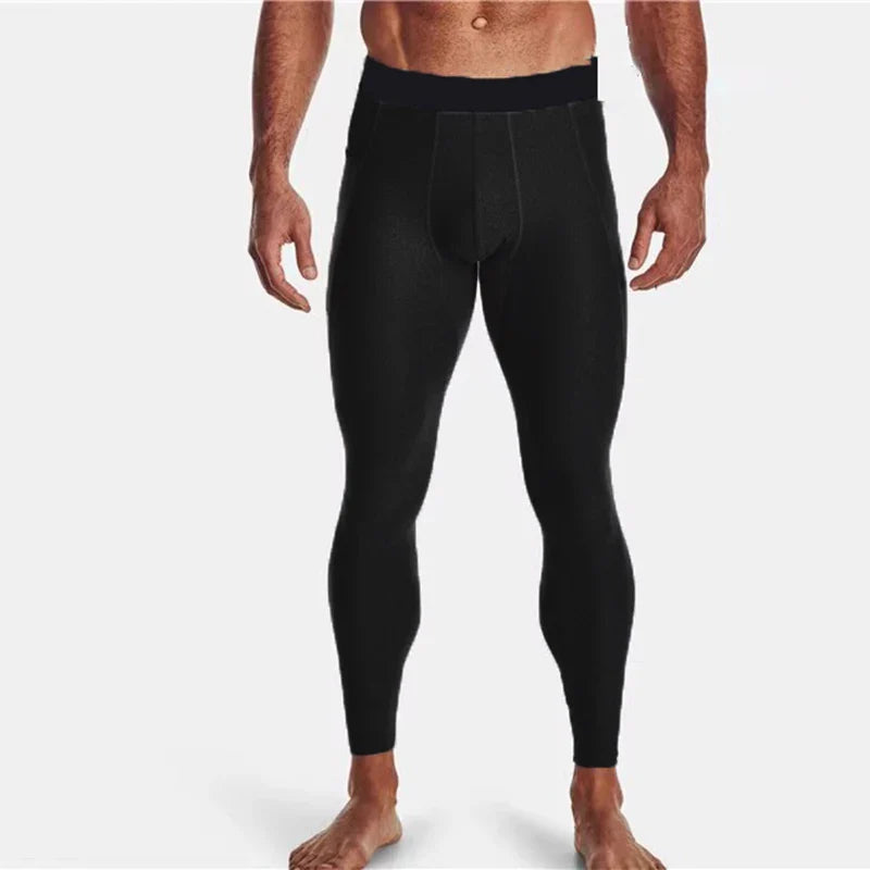 Men Running Leggings Quick Dry Gym Sport Tights Man Compression Fitness Pants Crossfit Training Basketball Tights Man Sportswear