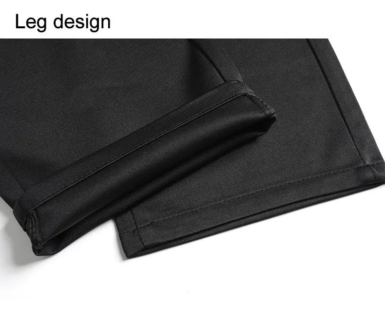 Male Smart Casual Pants Stretchy Men's Lightweight Quick Dry Breathable Slacks Casual Work Dress Pants for Men