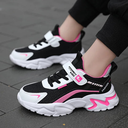 Children's Sports Shoes Kids Running Sneakers for Boys Girls Air Mesh Breathable Outdoor School Casual Fashion Shoes Anti-skid
