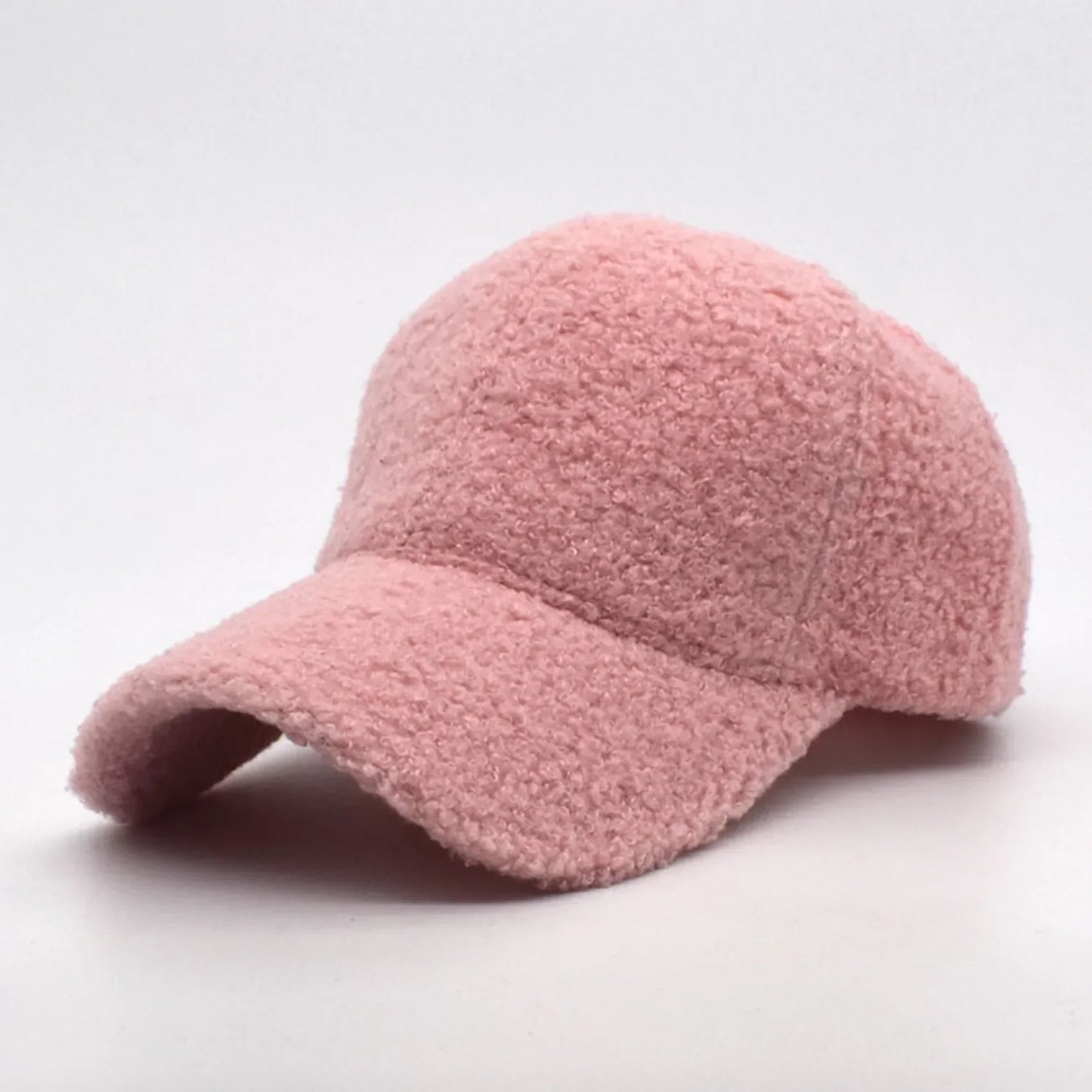 Baseball Cap New Winter Windproof Lamb Wool Caps Warm Caps Women Men Plush Simple Hat Casual Comfortable Outdoor Hats