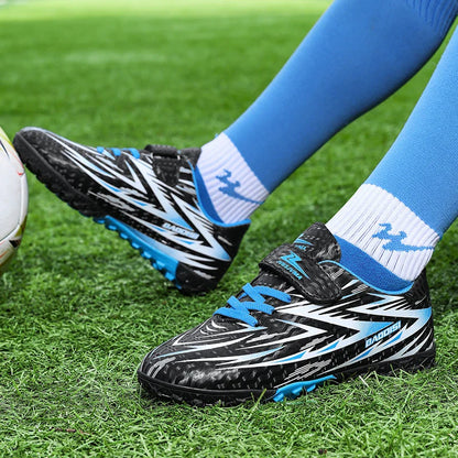New Football Shoes Children Non Slip Society Cleats Soccer Shoes Kids Indoor Football Field Boots Fast Professional Sneaker28-39