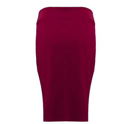 Women Pencil Skirt New Ladies Office Stretch Bodycon Midi Skirt Female High Waist Mid-Calf Jersey Skirts Puls Size XL