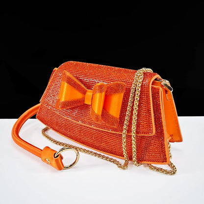 Italian Design High Quality Elegant Butter-fly Design Decoration Peach Color Party Wedding Women Shoes and Bag