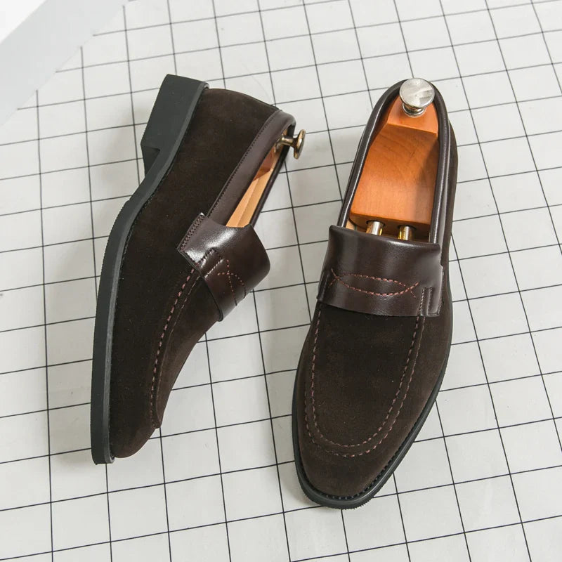 Men's Dress Shoes Classic Slip On Casual Business Loafers For Men High Quality Party Social Leather Shoes Man Formal Loafers