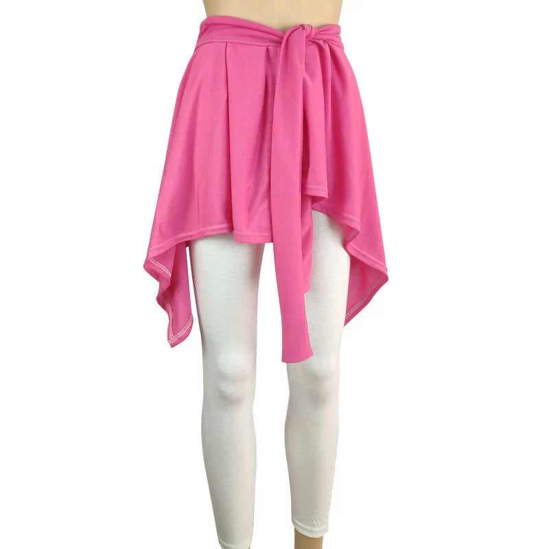 Yoga Skirts Long Straps Tennis Ballet Skirt Women All-match Hip Covering Bottoms Yoga Skirt With Anti-glare Straps