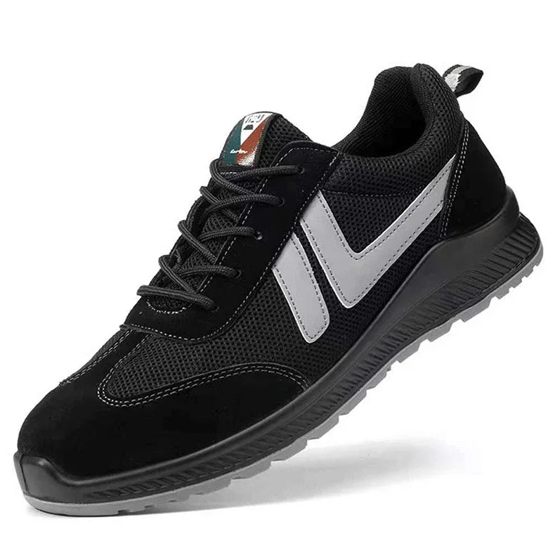 Four Season Anti Smashing and Anti Stabbing Insulated Electrician Protective Shoes with Oil Resistant Steel Toe Caps