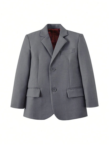 Boys' Suit Jacket Formal  Single Breasted School uniforms