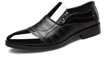 Men's Formal Shoes Official Business Social Shoe Male Leather Casual Office Low Price Elegant and Classic Italian 2025 Style 39