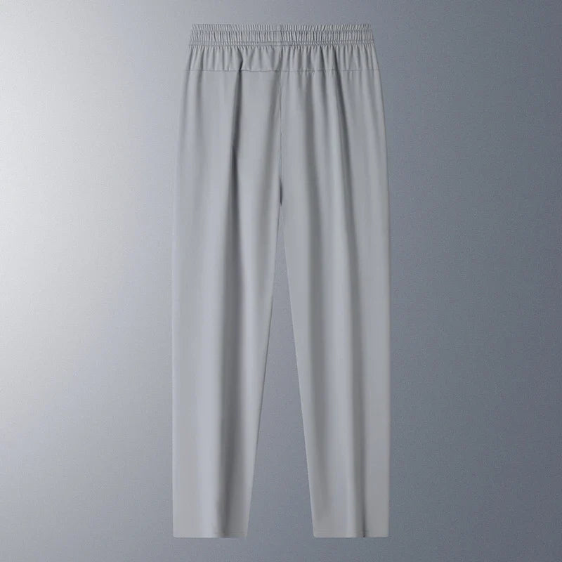 Running Pants Cooling Summer Ice Silk Pants Soft Stretchy Pant Loose Casual Quick-Dry Workout UV Protection Lightweight Trousers