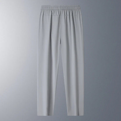 Running Pants Cooling Summer Ice Silk Pants Soft Stretchy Pant Loose Casual Quick-Dry Workout UV Protection Lightweight Trousers