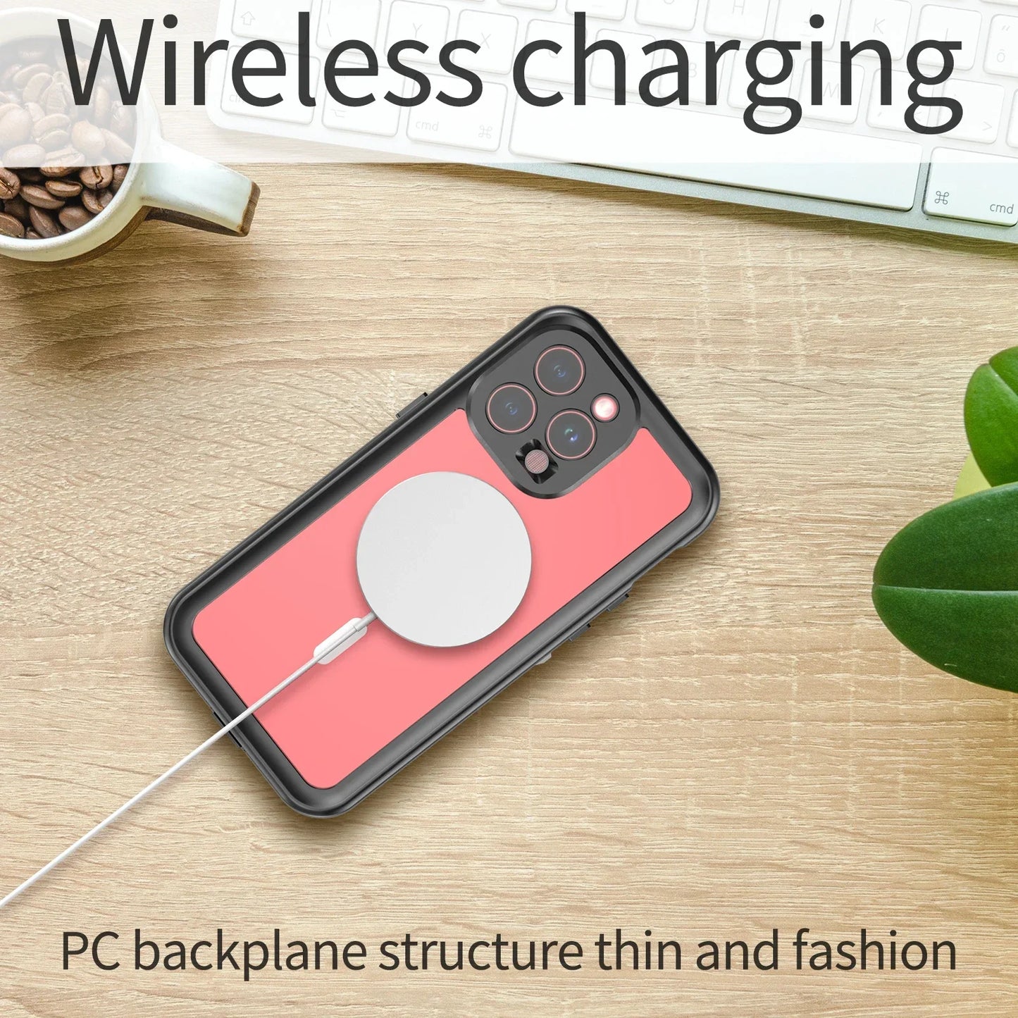 Hot sales 360 full coverage shockproof dustproof IP68 professional waterproof phone case for iPhone15pro 13 14promax 15