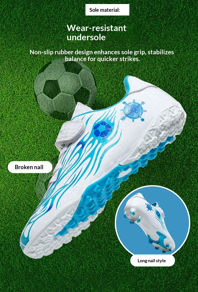 Baseball Cleats for Girls Boys Softball Shoes Kids Indoor Soccer Turf Shoes Futsal Athletic Cleats for Toddler/Little/Big Kid