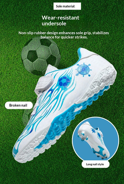 Baseball Cleats for Girls Boys Softball Shoes Kids Indoor Soccer Turf Shoes Futsal Athletic Cleats for Toddler/Little/Big Kid