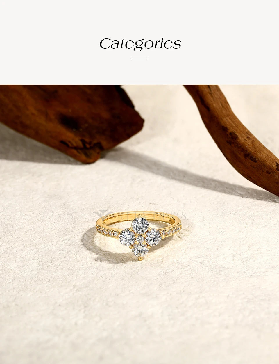 925 Sterling Silver Luxury Full Moissanite Rings 0.3ct DVVS1 Round Cut Sparkling Engagement Band for Women Fine Jewelry