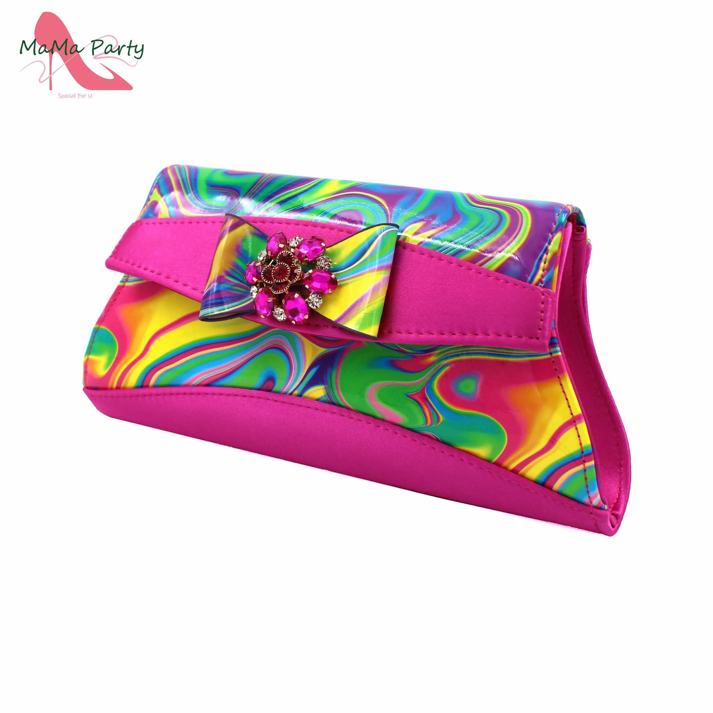 Red Color Italian Design Shoes Matching Bag Set Super High Heels Pumps for Garden Party