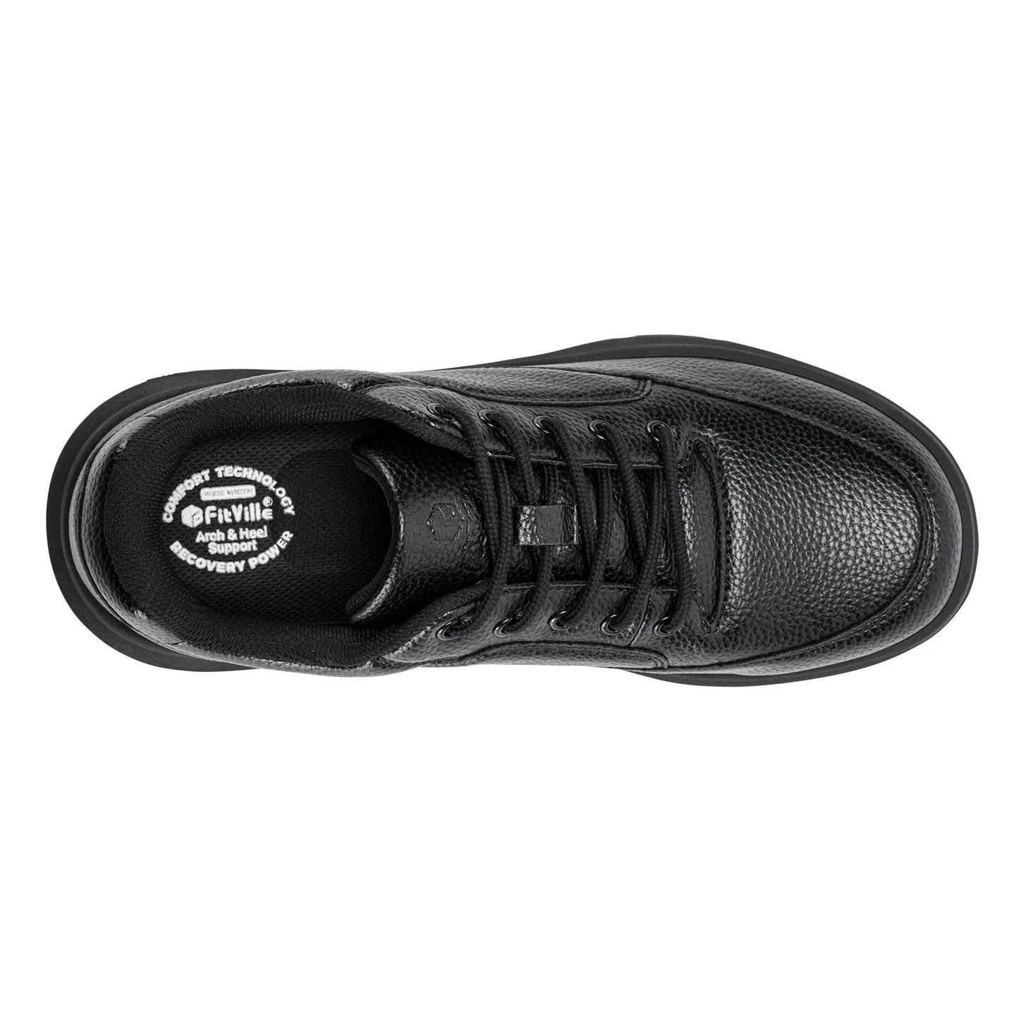 Wide Version Men's Leather Shoes Walking Shoes Oxford Shoes For Formal Business Shoe Comfortable All Day Wear