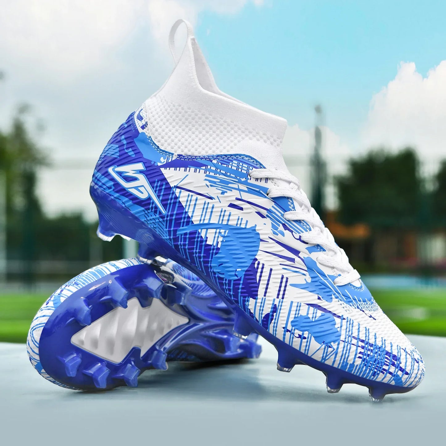 Men Soccer Shoes TF/FG Sneaker Boy Comfortable Society Original Resistant Top Quality Football Shoes Long Spikes Football Boots